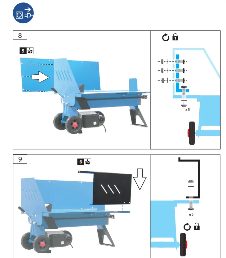 Gude GHS Series Log Splitter Machine - fig f