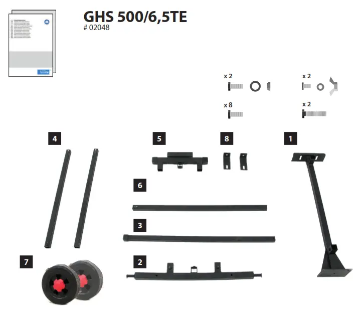 Gude GHS Series Log Splitter Machine - fig1