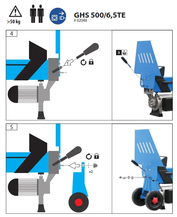 Gude GHS Series Log Splitter Machine - fig4