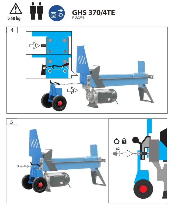 Gude GHS Series Log Splitter Machine - fig7