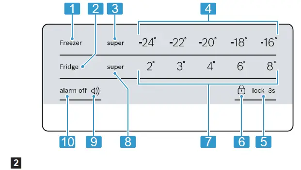 BOSCH KDN56 Series Fridge Freezer 2