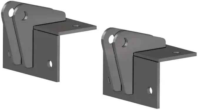 SUPERATV Polaris Ranger Pro Snow Plow Mount A01