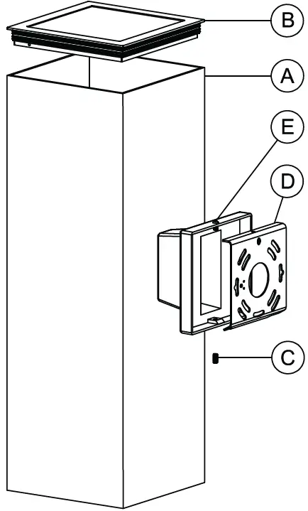 PROGRESS LIGHTING P560294 Series 6In Incandescent Square Cylinder Wall Mount 01