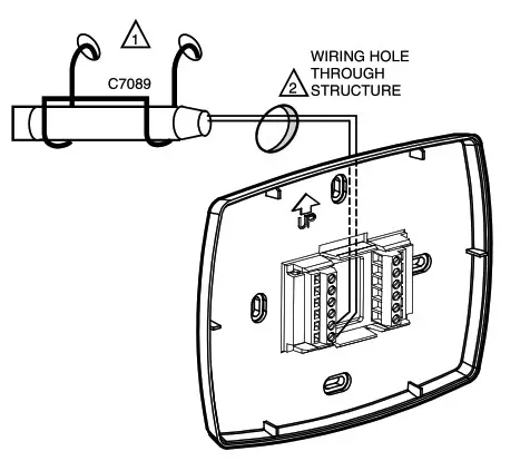 Honeywell C7089U1006 VisionPRO Outdoor Temperature Sensor - fig 1