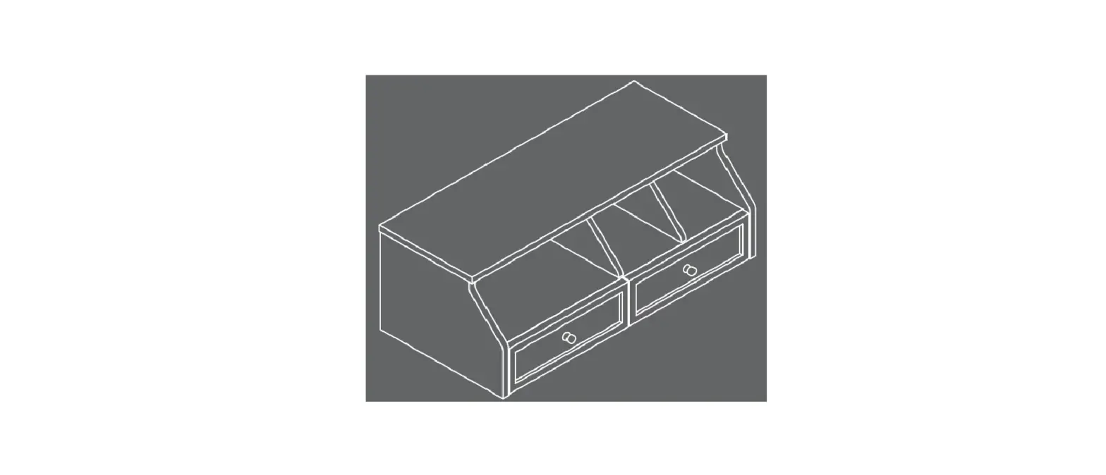 Teknik 5421416 Organizer Hutch User Guide