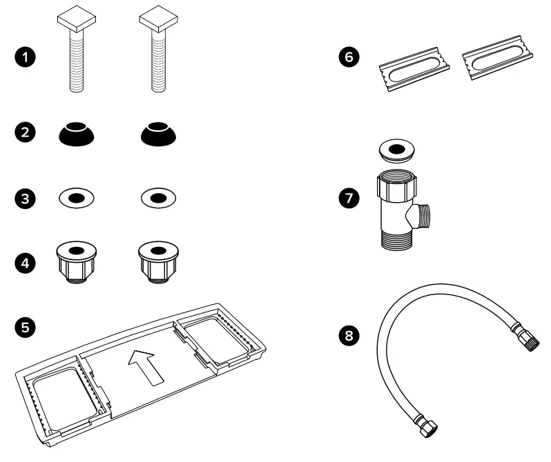 SWASH BL67 Electric Bidet Seat for Elongated Toilets fig 1