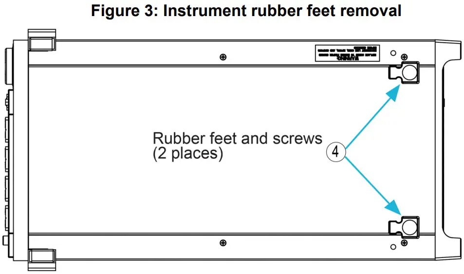 KEITHLEY 4299-2 Rack-Mount Kit - rubber feet remova