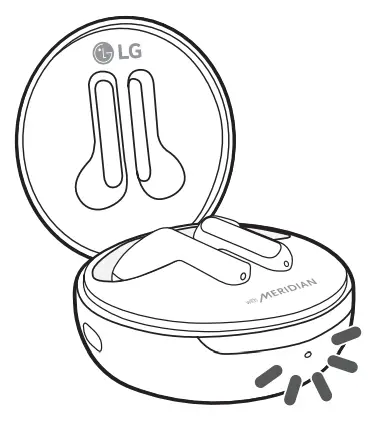 LG HBS FN6 HBS FN5U HBS FN4 Tone Free Bluetooth Stereo Headset - Battery Status