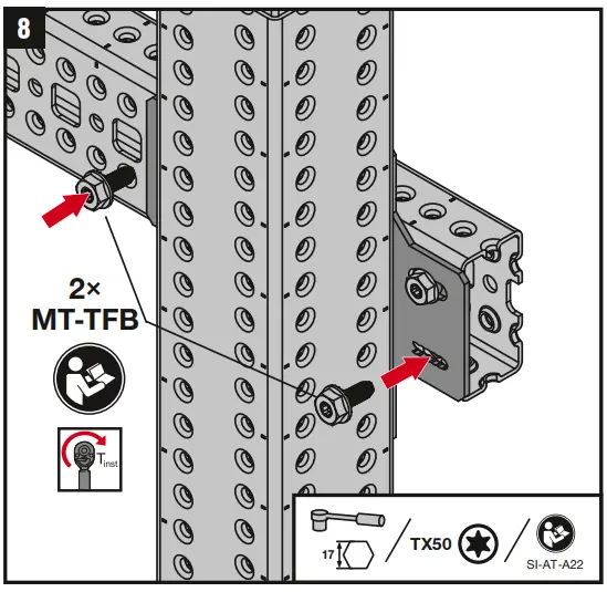 HILTI MT-C-GLP X A OC Connector plate - Multi-duty channel  Mounting instruction