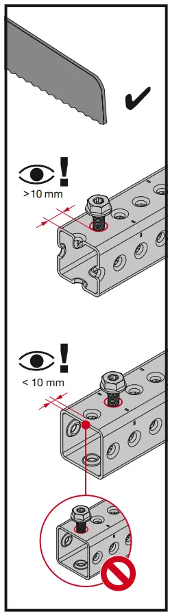 HILTI MT-C-GLP X A OC Connector plate - Multi-duty channel  Mounting instruction