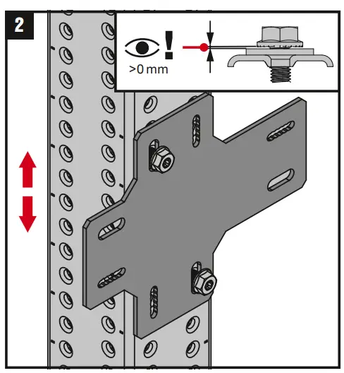 HILTI MT-C-GLP X A OC Connector plate - Multi-duty channel  Mounting instruction