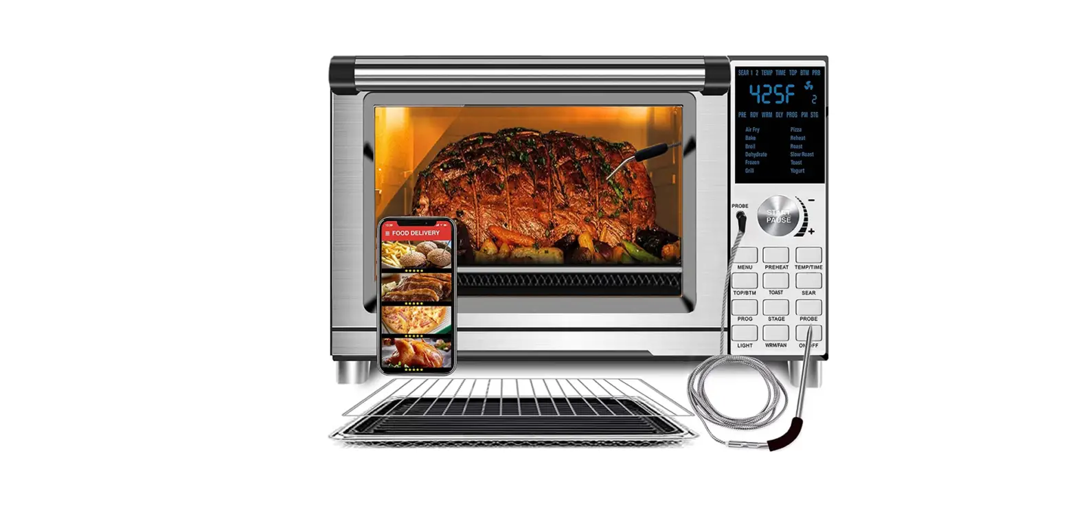 Nuwave Bravo Xl With Grill/griddle Plate Smart Thermometer Operational Manual