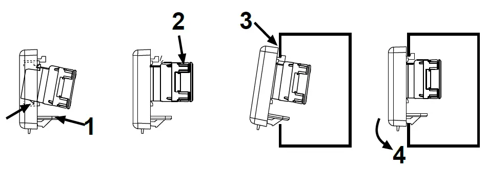PANDUIT-NK4MFBL-NetKey-Four-Module-Keystone-Furniture-Faceplate-FIG-2