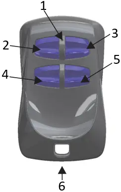 Transmitter SOLUTIONS Key Chain Style Transmitter A01