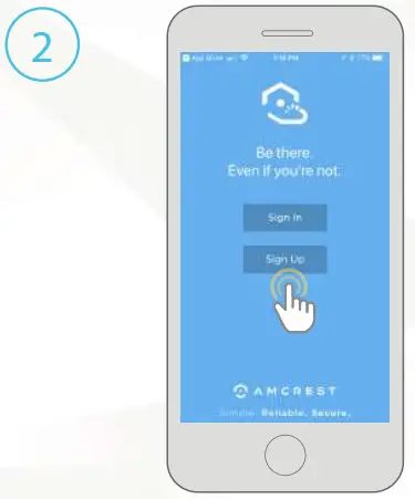AMCREST IP8M-T2669EW-AI POE AI Camera Initial Setup -AMCREST CLOUD2