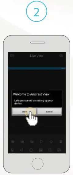 AMCREST IP8M-T2669EW-AI POE AI Camera Initial Setup -AMCREST VIEW PRO2