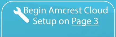 AMCREST IP8M-T2669EW-AI POE AI Camera Initial Setup -Begin Amcrest Cloud