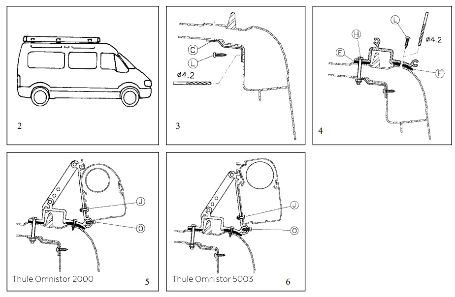 THULE 307918 Adapter For Wall Mounted-fig2