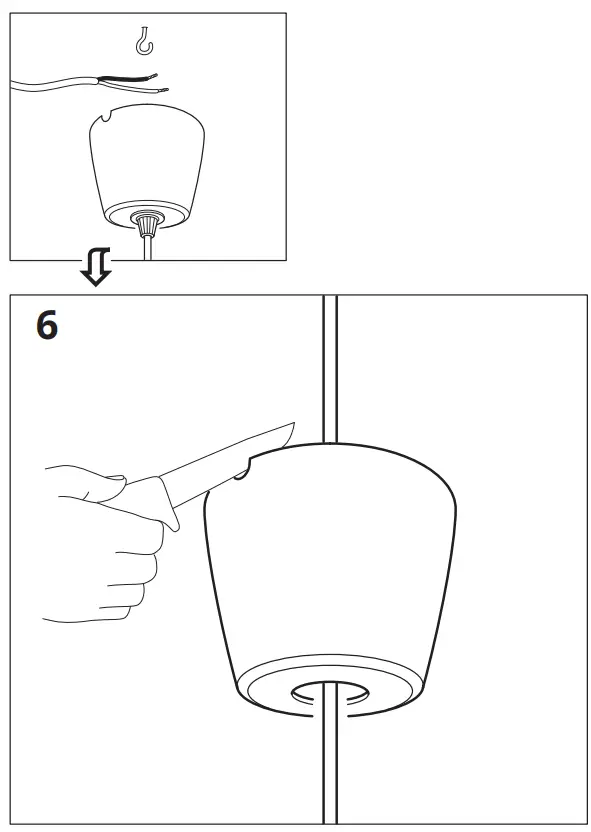 IKEA FOTO Pendant Lamp 25 cm- 6.0