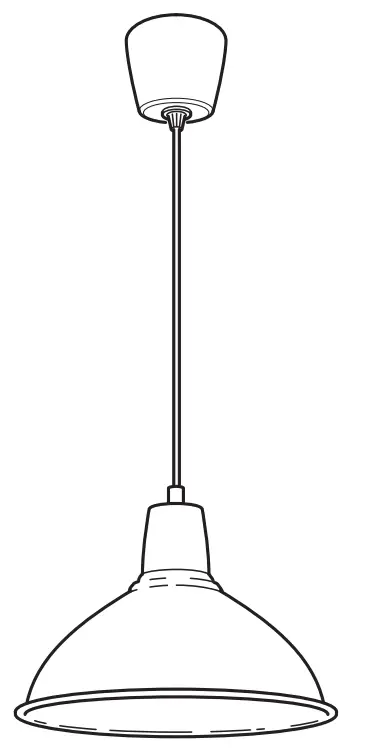IKEA FOTO Pendant Lamp 25 cm