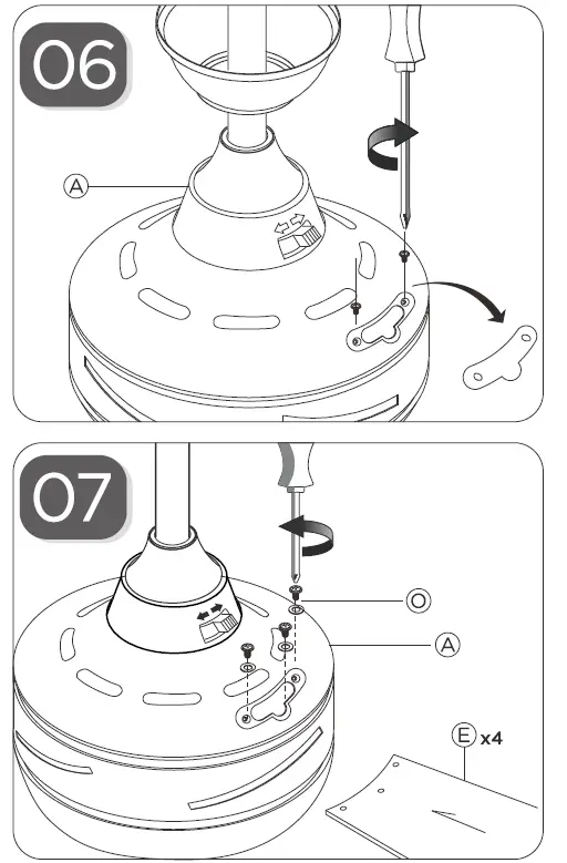Pinterest VTL122 Ceiling Fan with Light 12