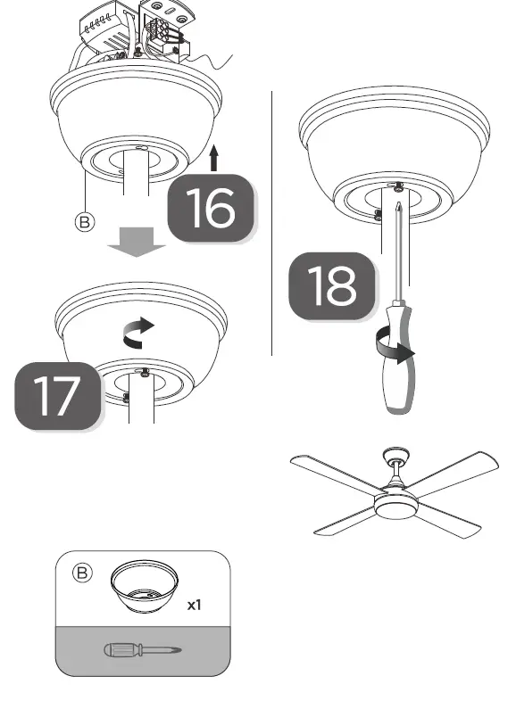 Pinterest VTL122 Ceiling Fan with Light 16