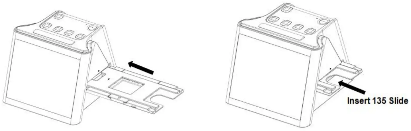 Place Slide / Film Into The Holder