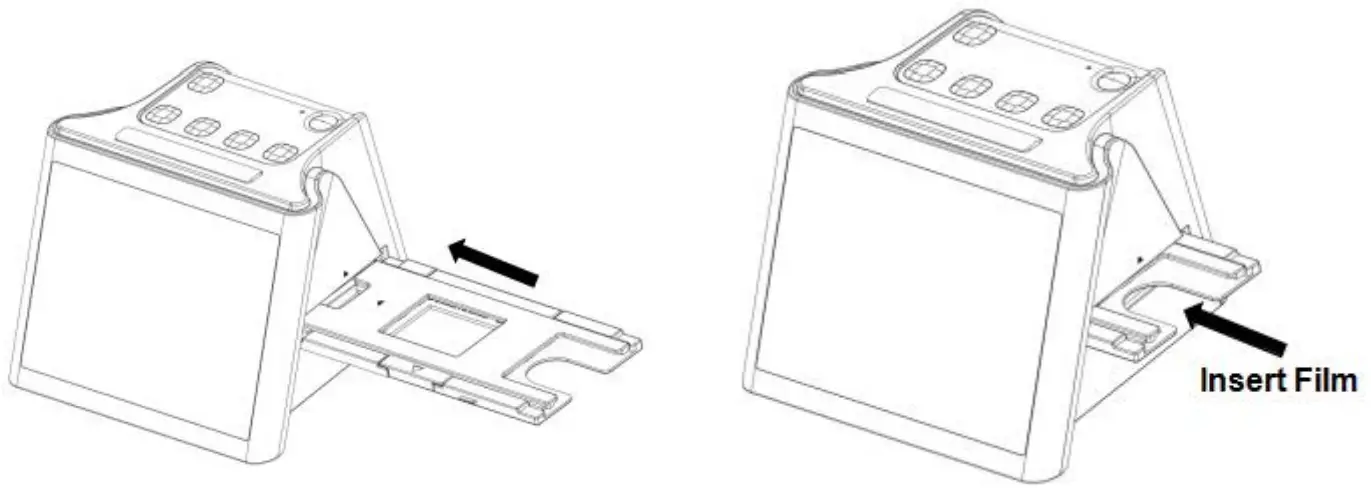 Place Slide / Film Into The Holder