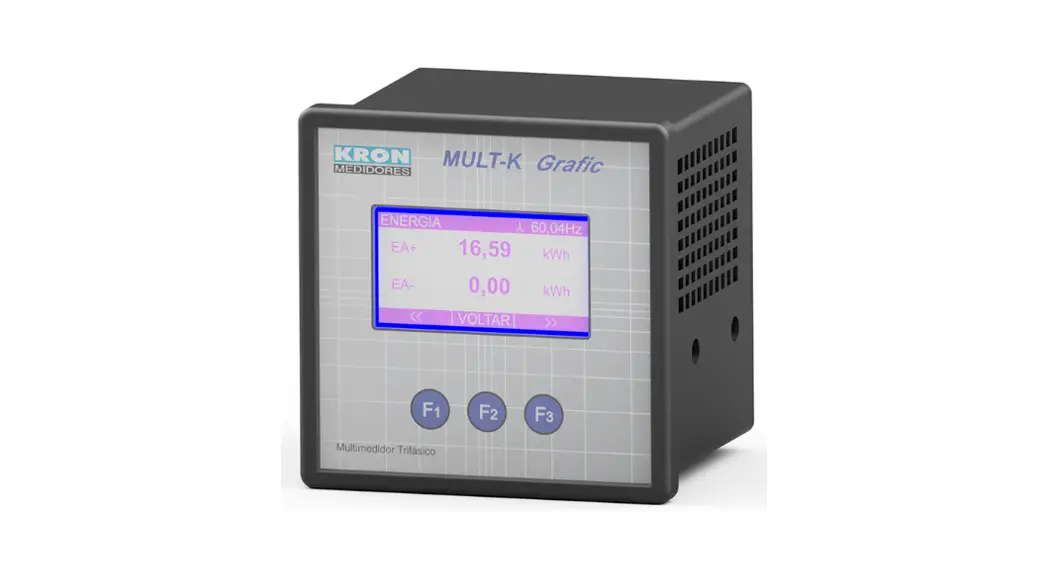 Kron Mult-k Grafic Multifunction And Consumption Energy Meter Installation Guide