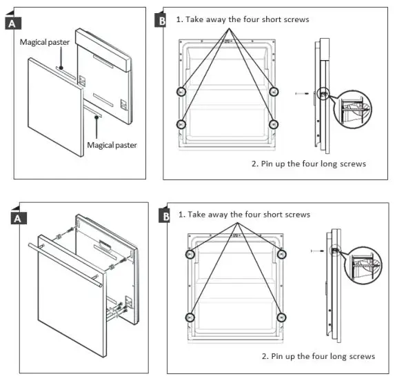 COOKOLOGY CBID601 Dishwasher Instruction Manual - If dishwasher is installed at the corner of the cabinet