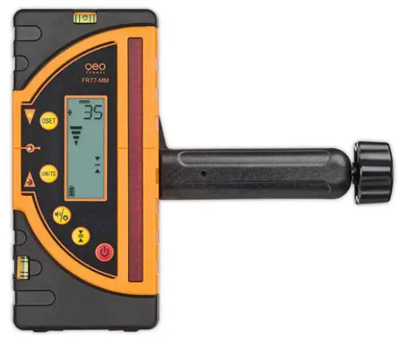 geo-FENNEL Receivers for Rotating Laser FR 77-MM Tracking