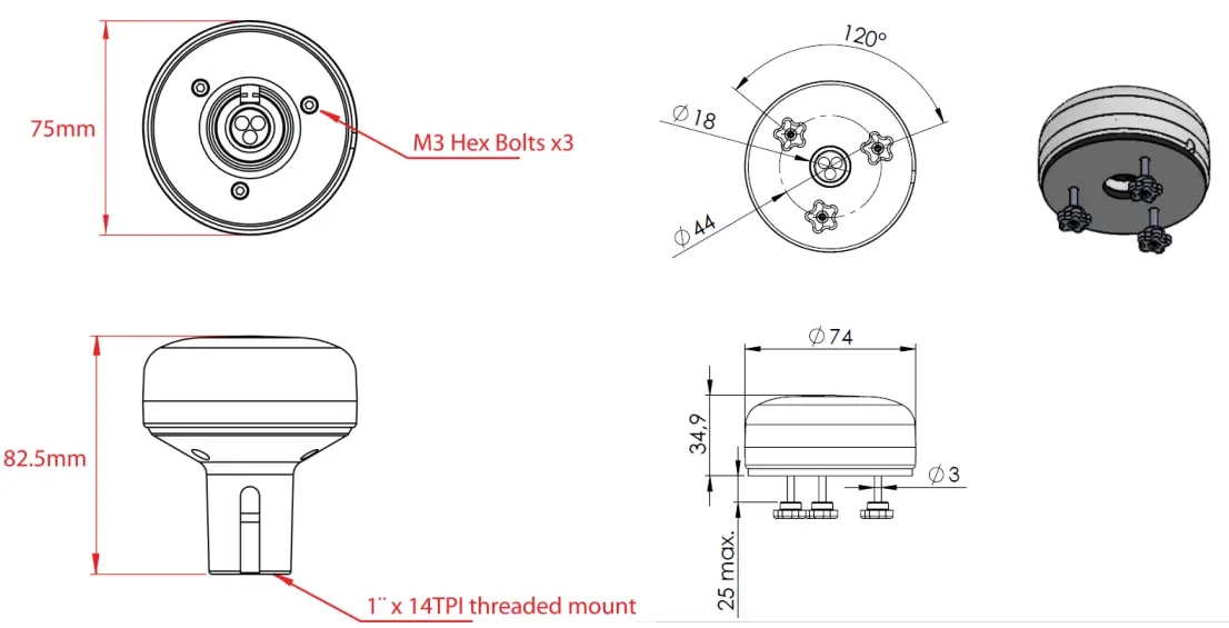 DIGITAL YACHT GPS160F Positioning Sensor - fig