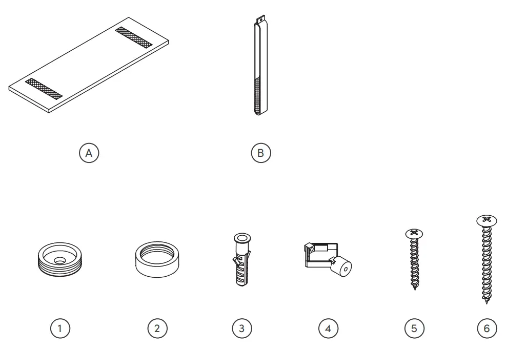 nathan james 67701 Brandon Hanging Shelf - fig 1