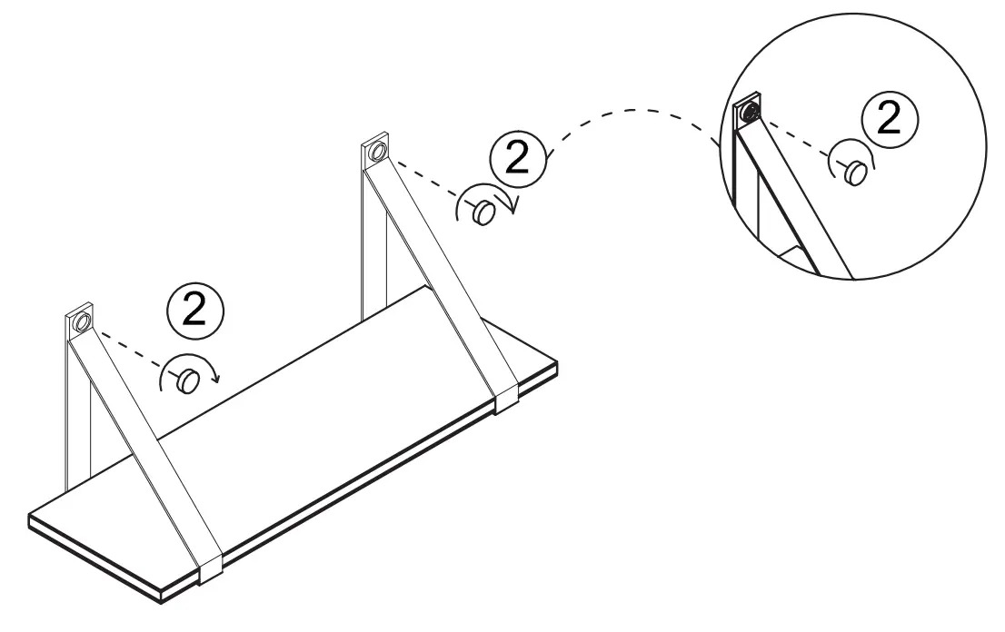 nathan james 67701 Brandon Hanging Shelf - fig 12