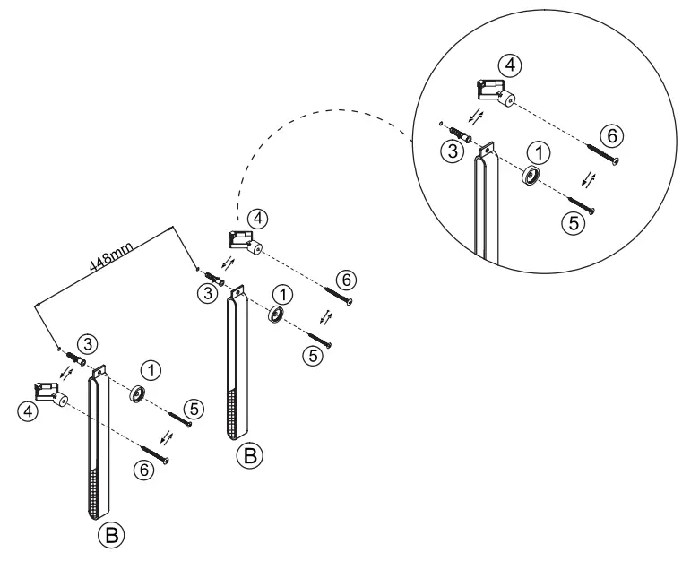 nathan james 67701 Brandon Hanging Shelf - fig 2