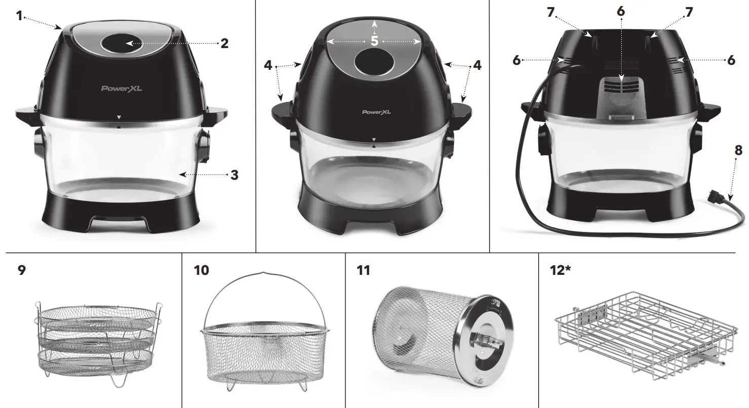 PowerXL Turbo Air Fryer CL-002 - Air Fryer