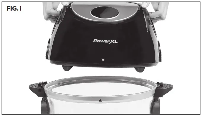 PowerXL Turbo Air Fryer CL-002 - Attaching