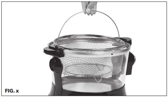 PowerXL Turbo Air Fryer CL-002 - Placing Accessories-