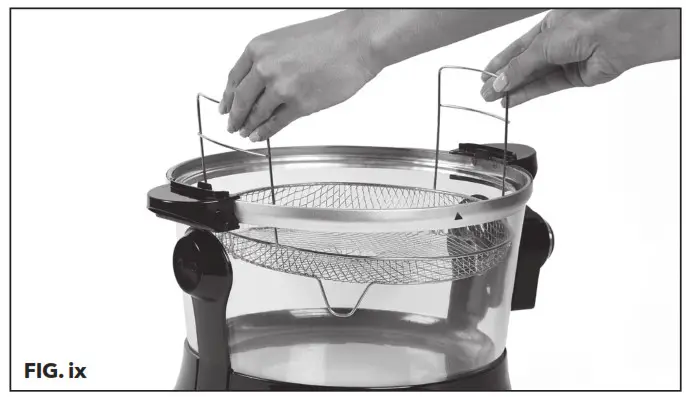 PowerXL Turbo Air Fryer CL-002 - Placing Accessories