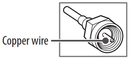 LG OLED55G2PSA 5 inch OLED TV - Copper wire