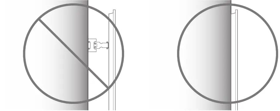 LG OLED55G2PSA 5 inch OLED TV - Securing TV