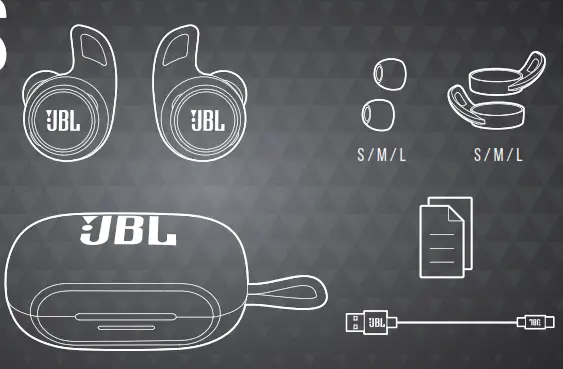 JBL Reflect Aero TWS Headphones Black - 1