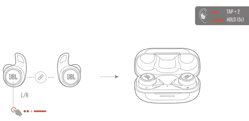 JBL Reflect Aero TWS Headphones Black - 11