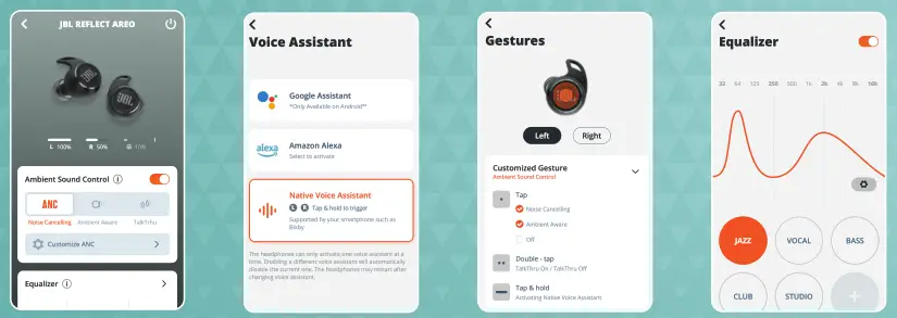 JBL Reflect Aero TWS Headphones Black - 12