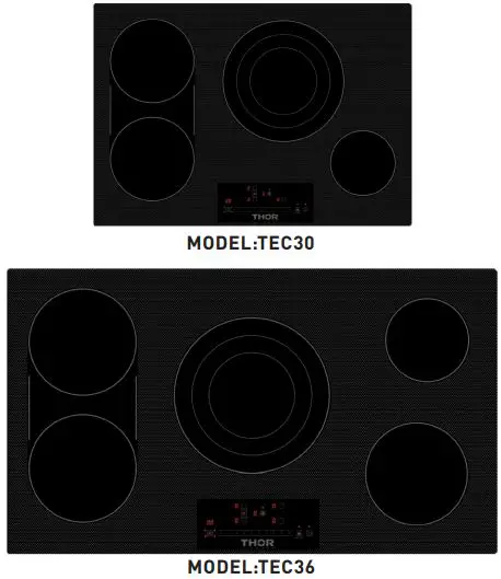 THOR KITCHEN TEC30 30 Inch Electric Smoothtop Cooktop-fig2