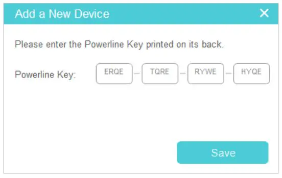 tp-link tpPLC Utility Computer Software for Powerline Adapters and Extenders User Guide - On the Add a New Device page