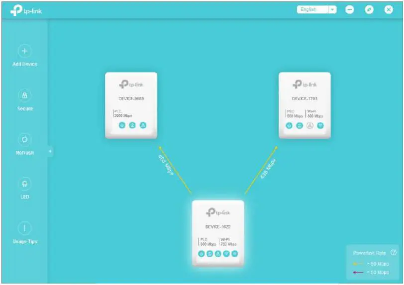 tp-link tpPLC Utility Computer Software for Powerline Adapters and Extenders User Guide - Open the utility, and click Secure on the left column