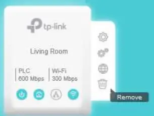 tp-link tpPLC Utility Computer Software for Powerline Adapters and Extenders User Guide - Remove