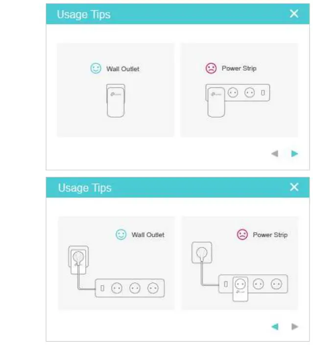 tp-link tpPLC Utility Computer Software for Powerline Adapters and Extenders User Guide - View Usage Tips