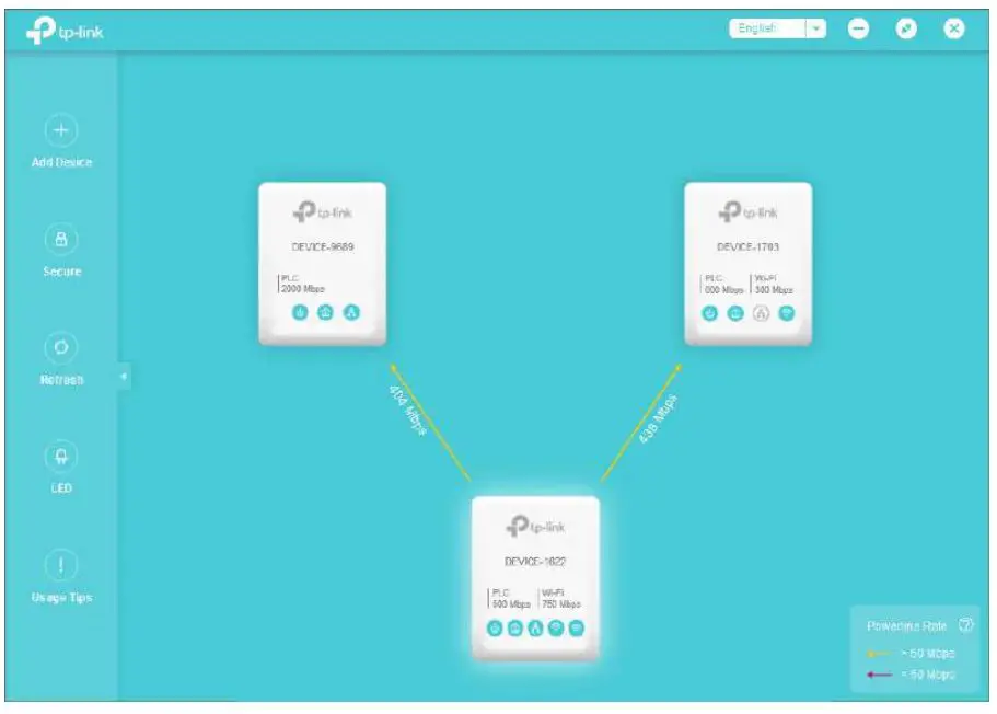 tp-link tpPLC Utility Computer Software for Powerline Adapters and Extenders User Guide - You can change the display language of the product according to your needs
